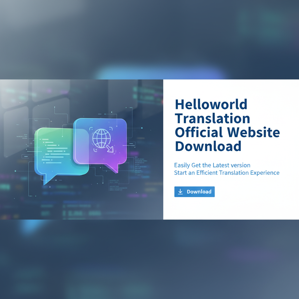 Helloworld翻译官网下载：轻松获取最新版本，开启高效翻译体验