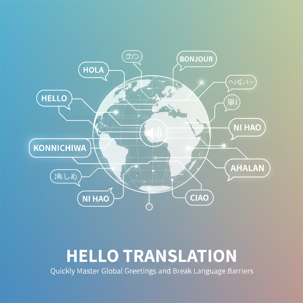Hello翻译：快速掌握全球问候语，打破语言壁垒