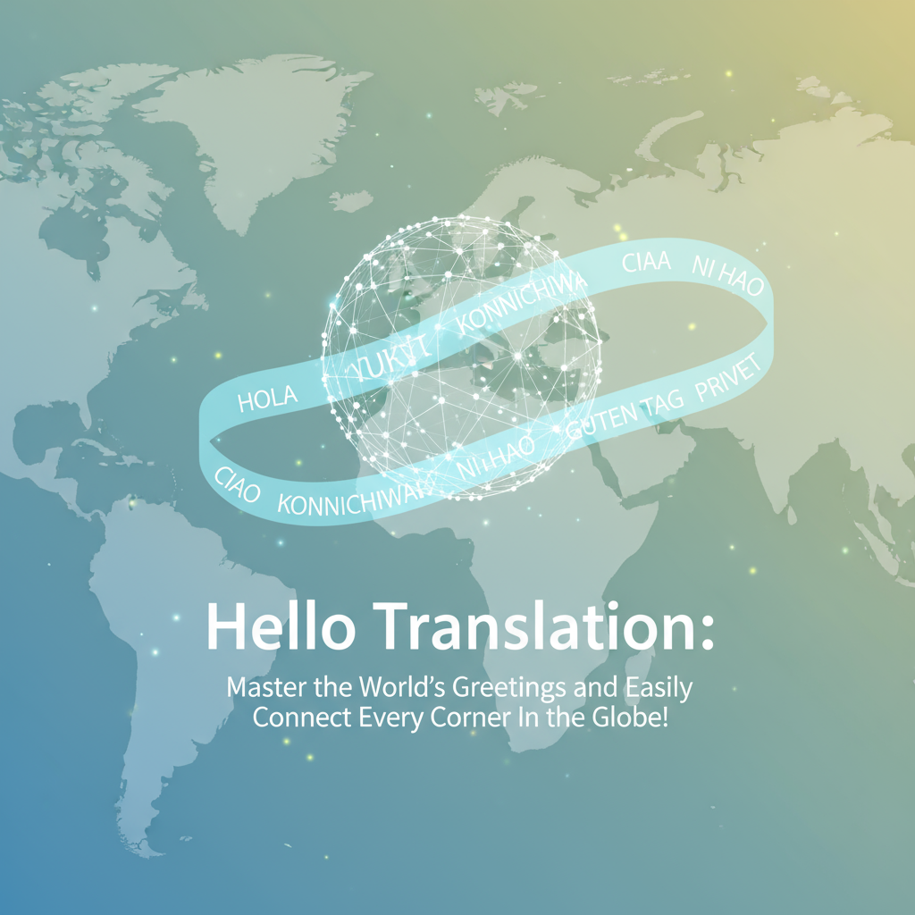 Hello翻译：掌握全球问候语，轻松连接世界每个角落！