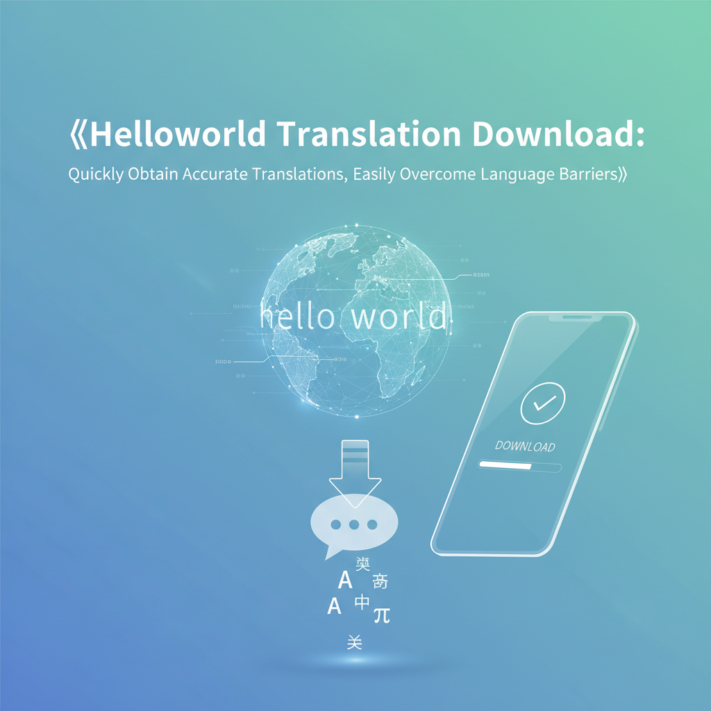 《Helloworld翻译下载：快速获取精准翻译，轻松跨越语言障碍》