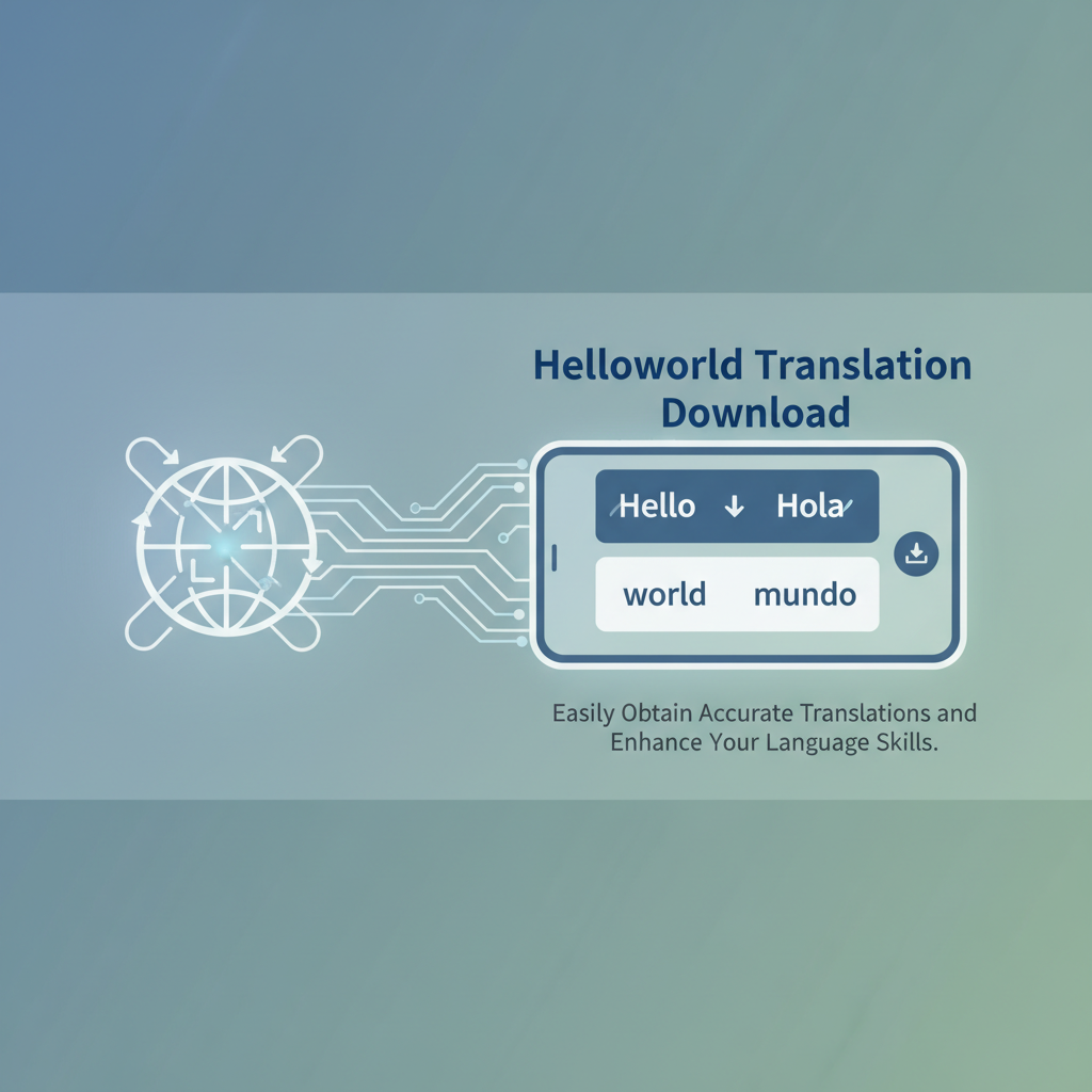 《Helloworld翻译下载：轻松获取精准翻译，提升您的语言能力》