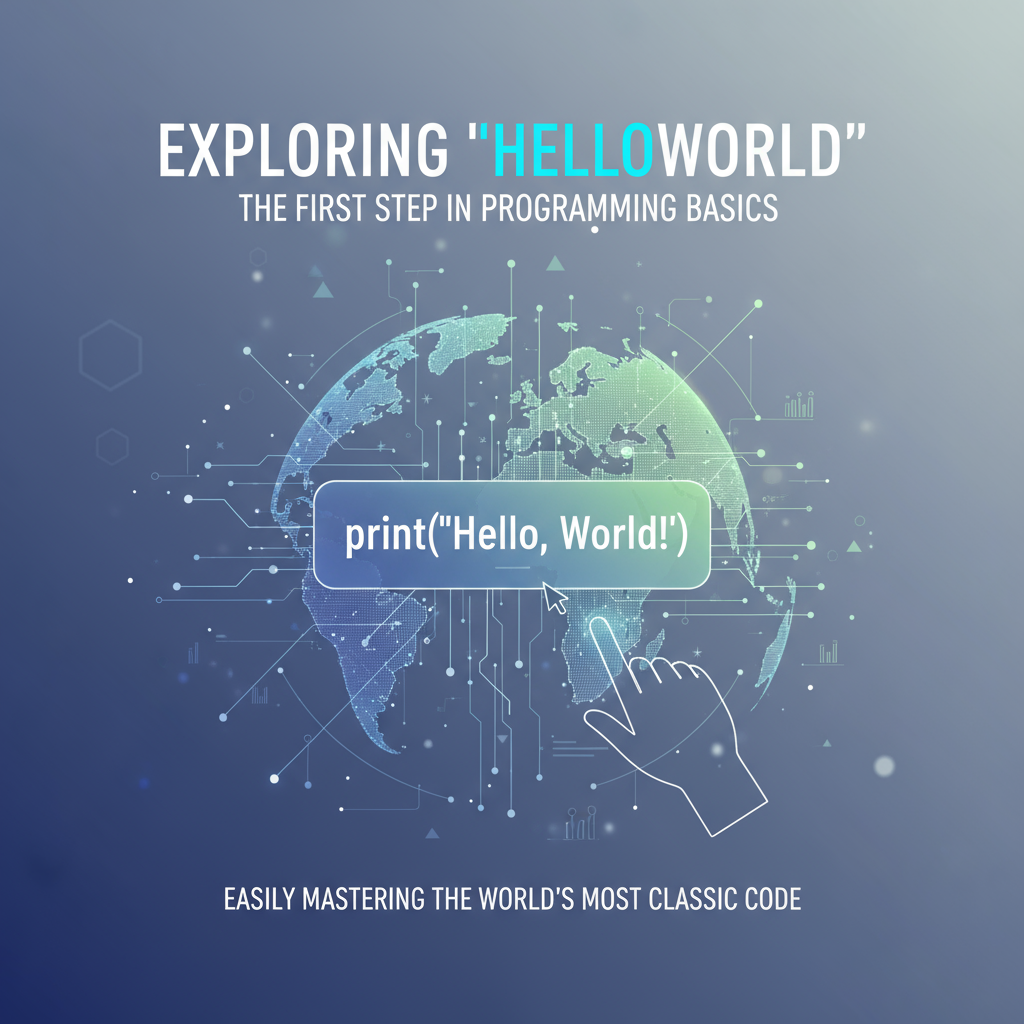 《探索“HelloWorld”：编程入门的第一步，轻松掌握全球最经典的代码》