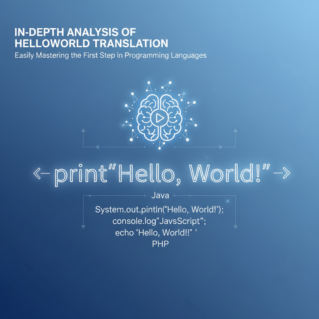 《深入解析Helloworld翻译：轻松掌握编程语言的第一步》