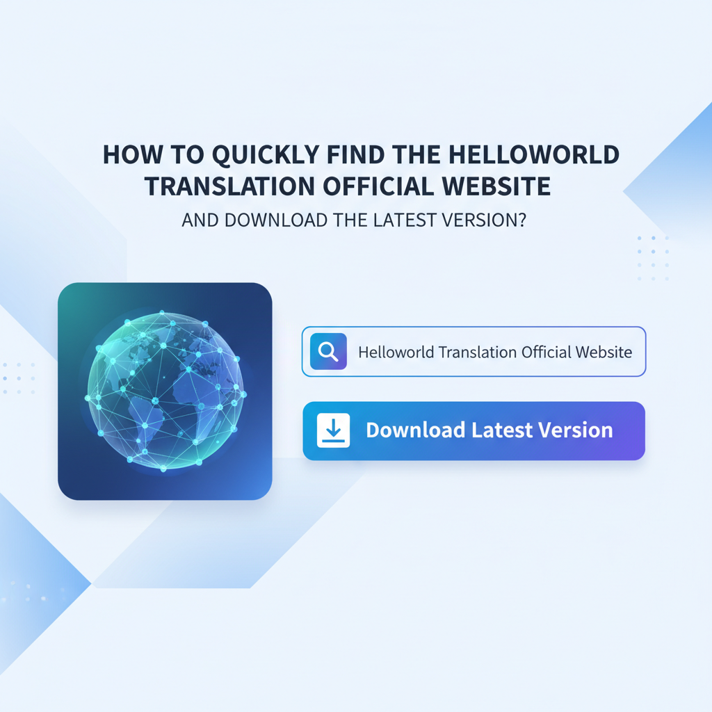 如何快速找到Helloworld翻译官网并下载最新版本？