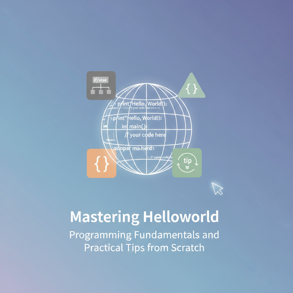 掌握Helloworld：从零开始的编程入门与实用技巧