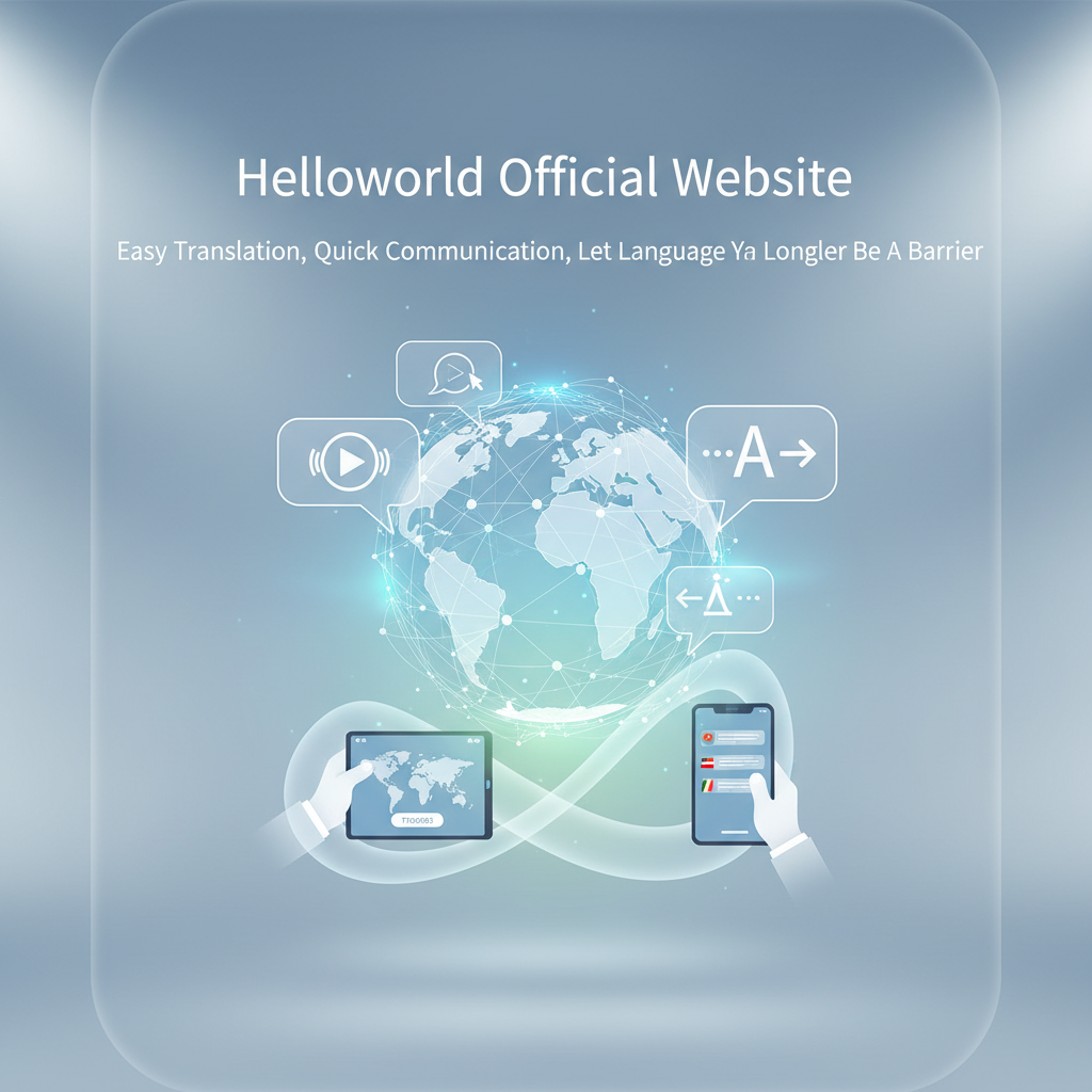 探索Helloworld官网：轻松翻译，快速沟通，让语言不再成为障碍