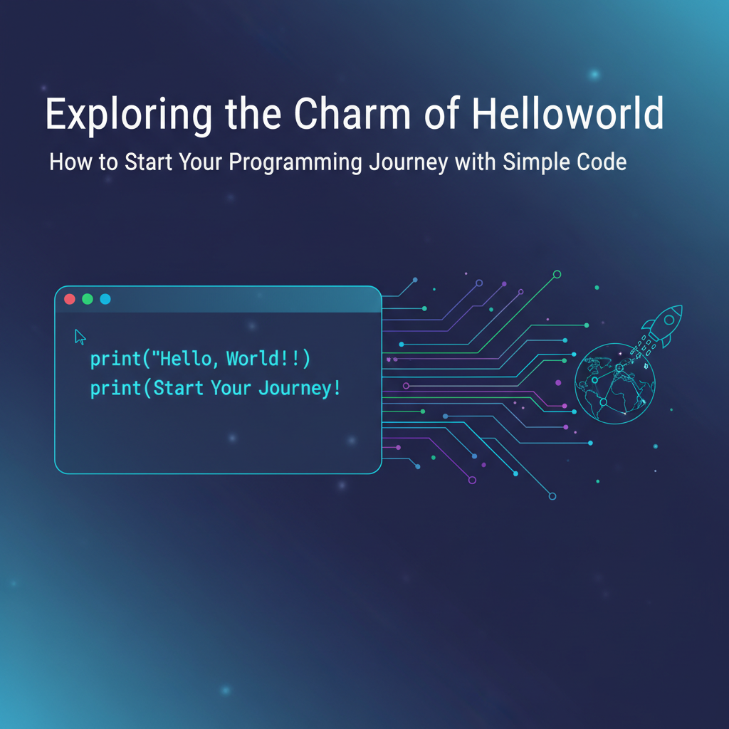 探索Helloworld的魅力：如何用简单的代码开启编程之旅