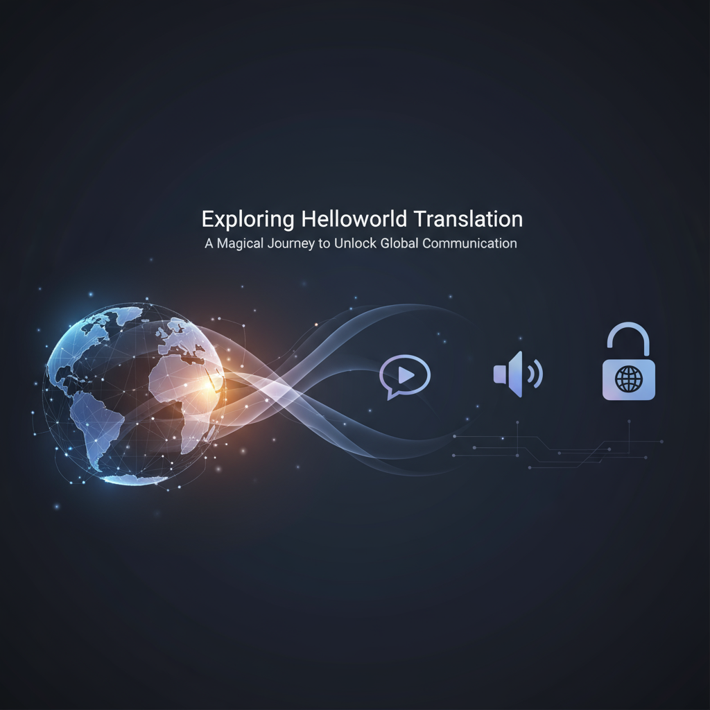 探索Helloworld翻译：让全球沟通无障碍的神奇之旅