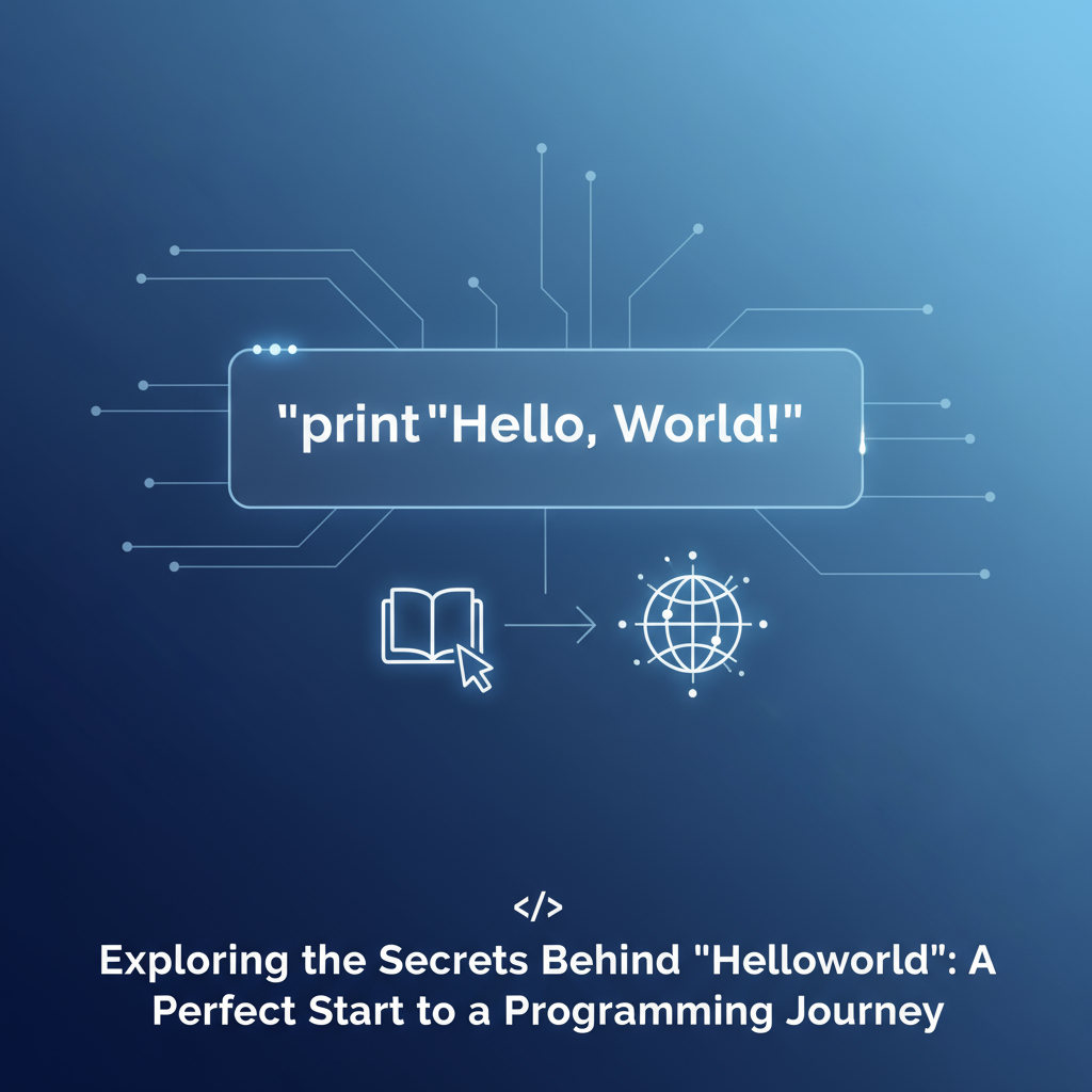 探索‘Helloworld’背后的秘密：一段编程之旅的完美开启