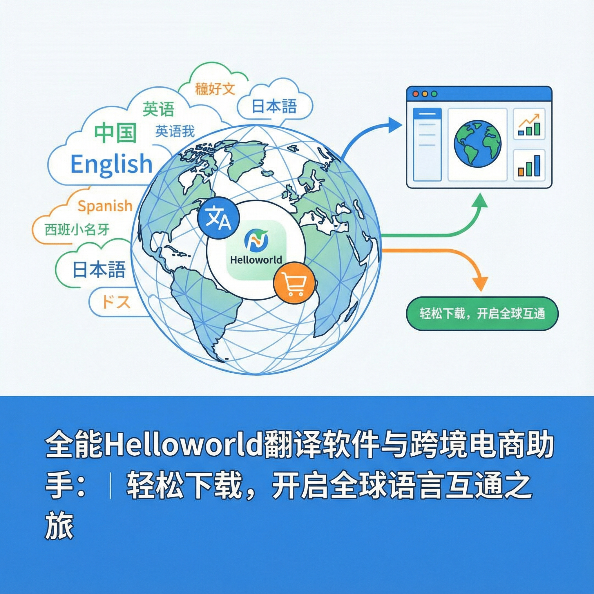 全能Helloworld翻译软件与跨境电商助手：轻松下载，开启全球语言互通之旅