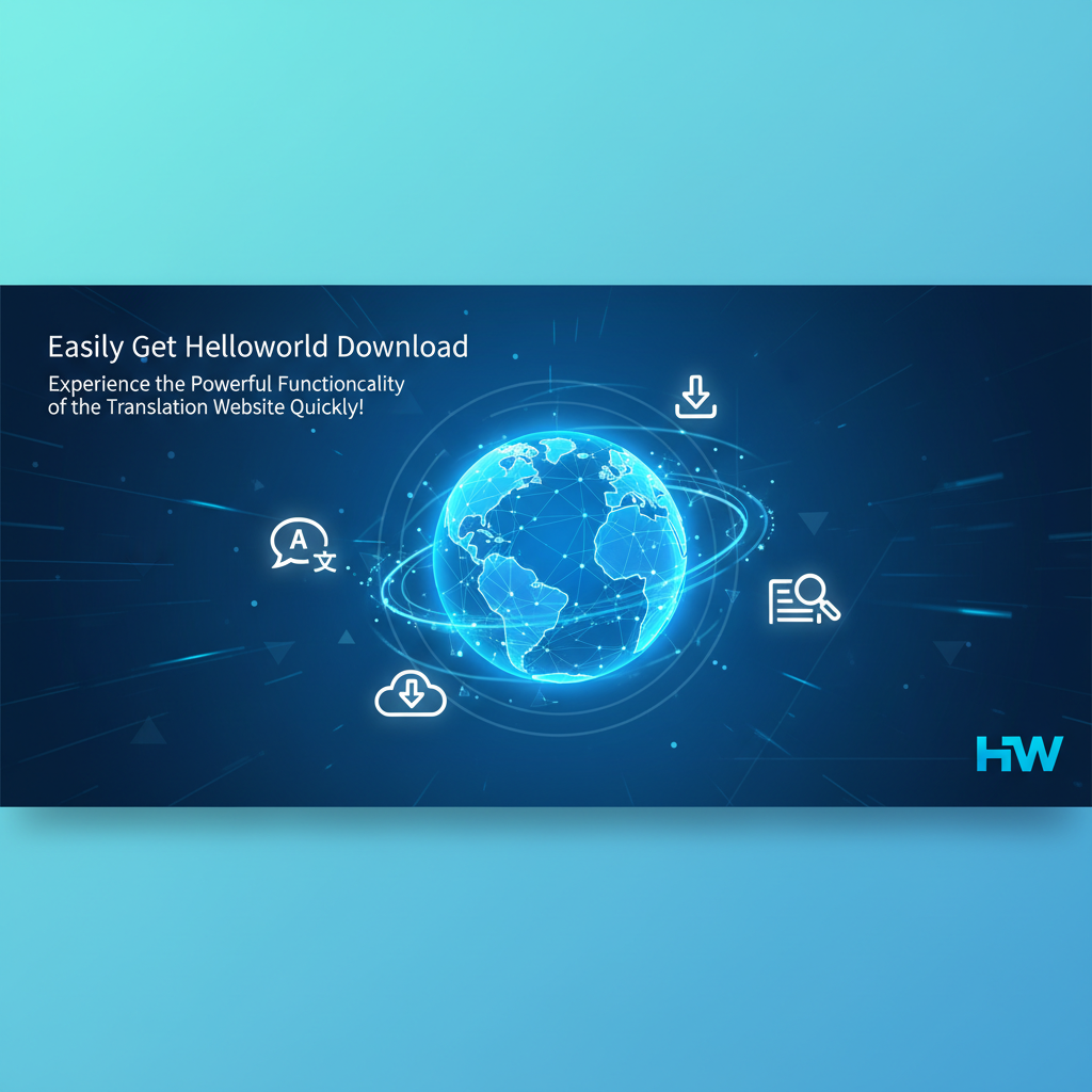 轻松获取Helloworld下载：快速体验翻译网站的强大功能！