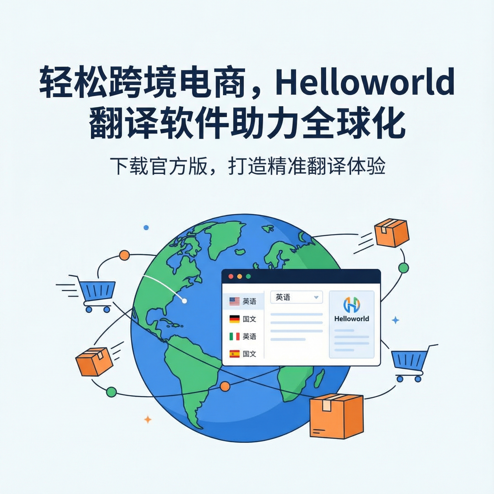轻松跨境电商，Helloworld翻译软件助力全球化：下载官方版，打造精准翻译体验
