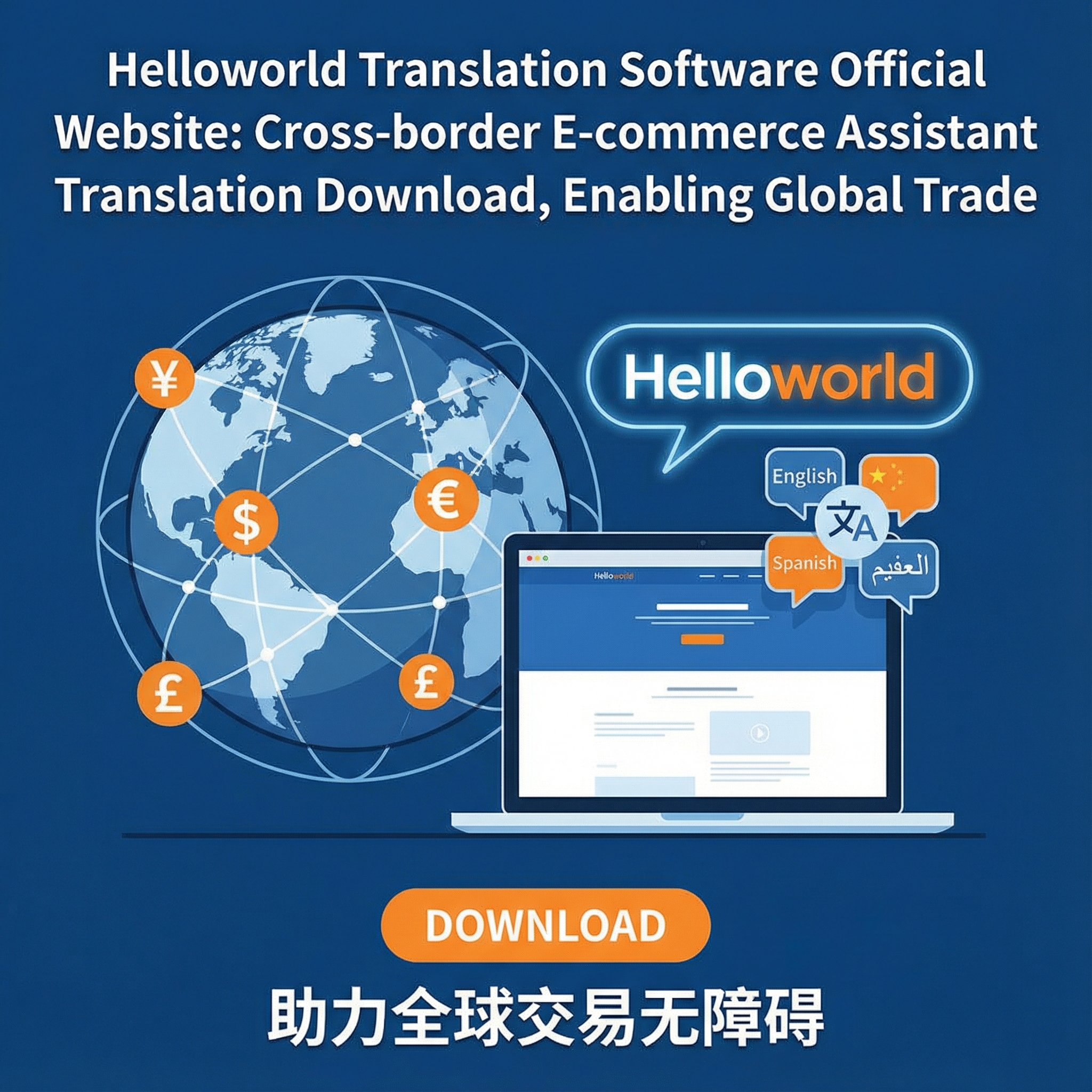 《Helloworld翻译软件官网：跨境电商助手翻译下载，助力全球交易无障碍》