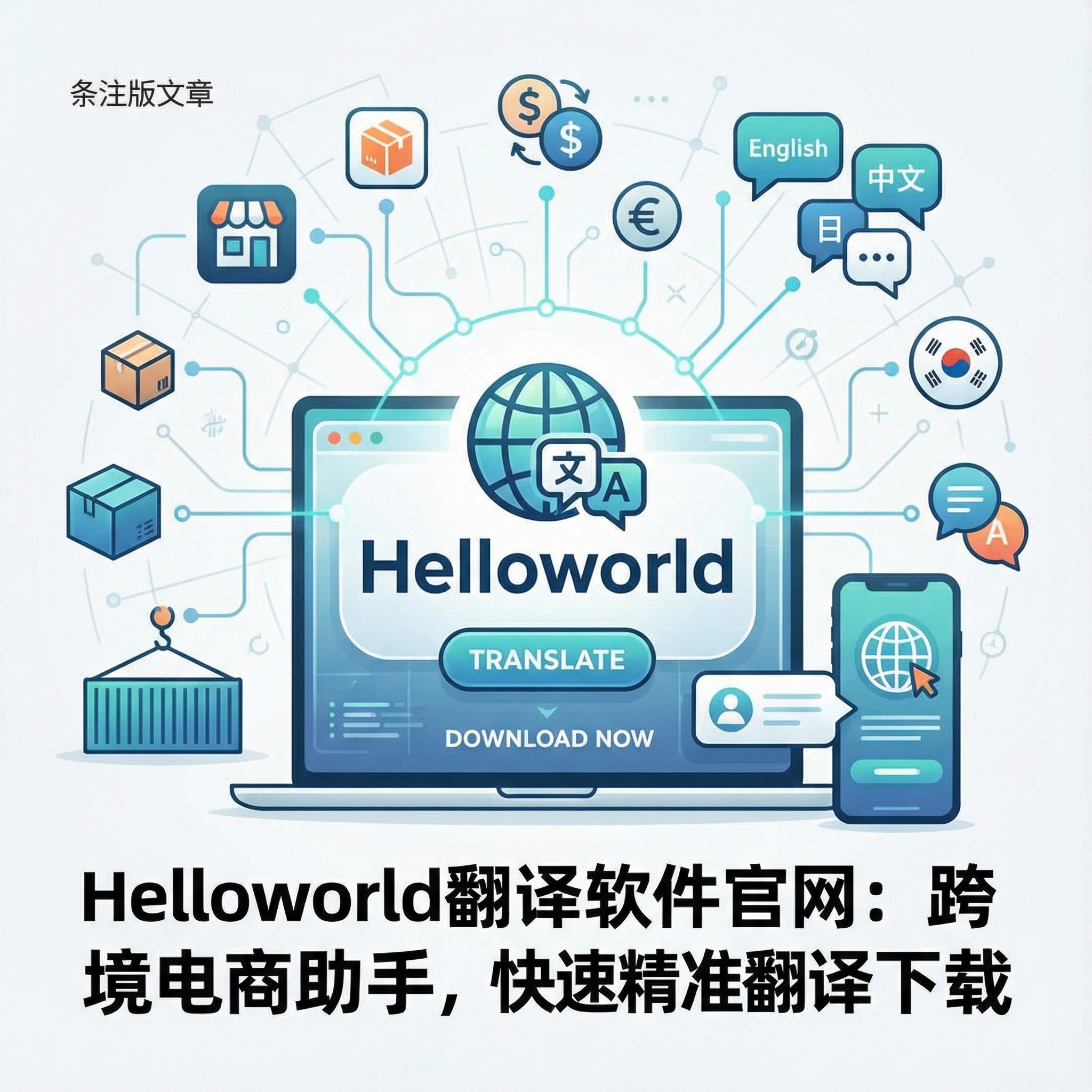 《Helloworld翻译软件官网：跨境电商助手，快速精准翻译下载》