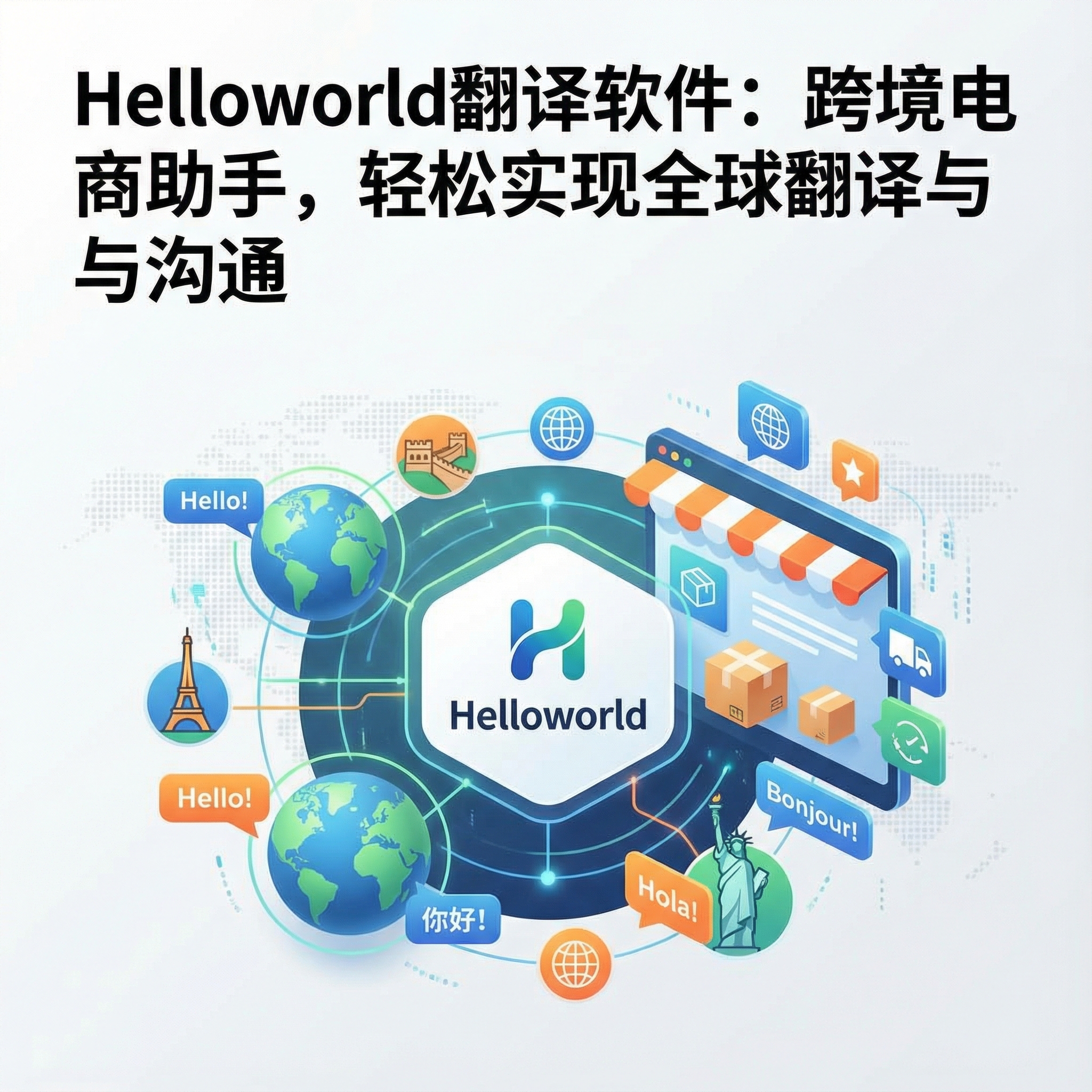 《Helloworld翻译软件：跨境电商助手，轻松实现全球翻译与沟通》